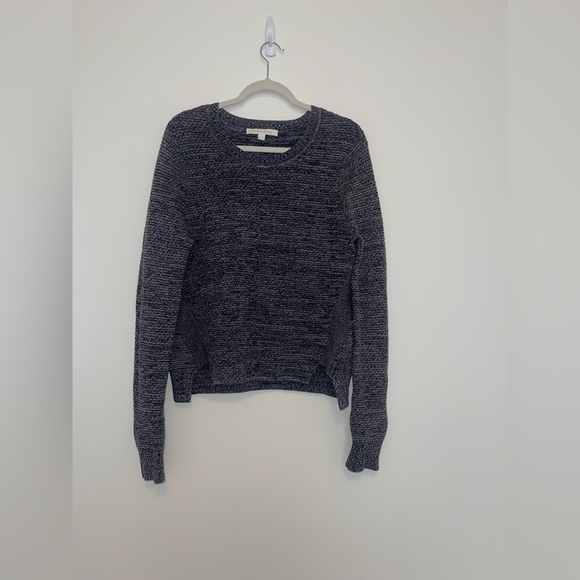 jonathan simkhai chunky knit grey sweater old money quiet luxury large minimal - Picture 3 of 10